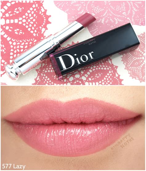 Dior Lazy (577) Dior Addict Lacquer Stick Swatches 